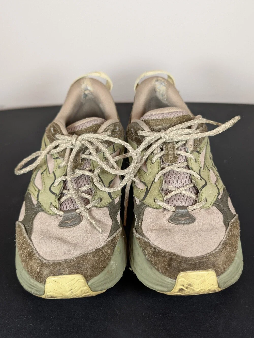 HOKA Unisex Clifton L Suede Sneaker Simply Taupe Pumice Stone